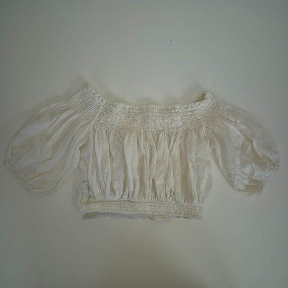 Free People Off-Shoulder peasant Blouse - Picture 4 of 5